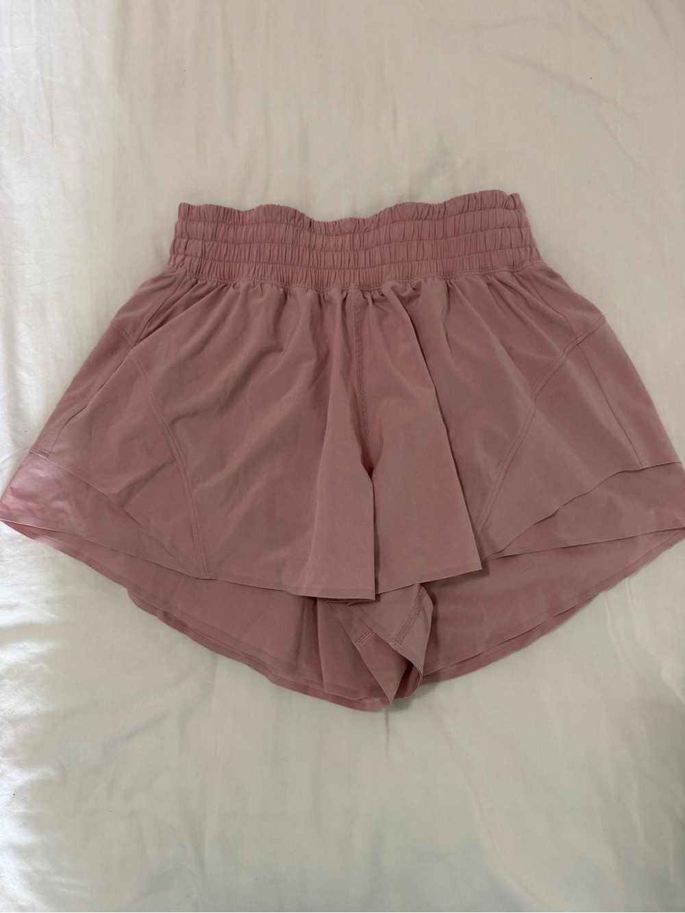 lululemon athletica Dusty Rose Layered Run Skort
